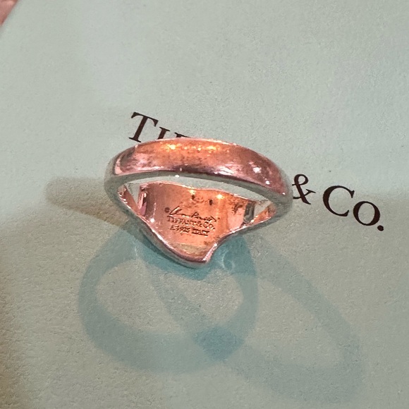 Tiffany & Co. Polished Silver Ring - Picture 4 of 4